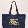 Coastal Woven Tote Bag