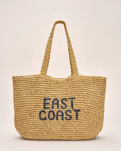 Coastal Woven Tote Bag