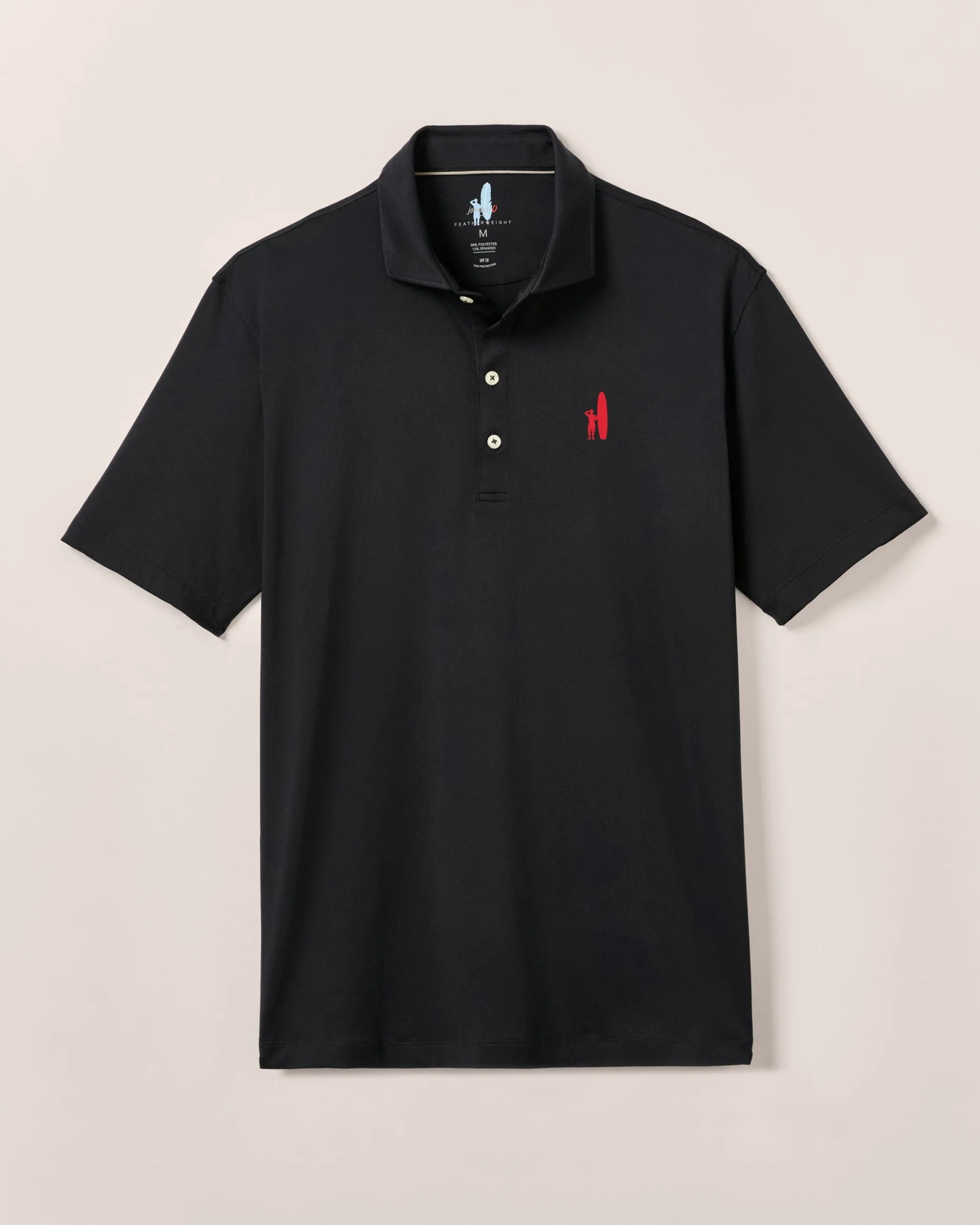 Custom Surfer Logo Huronn Featherweight Performance Polo