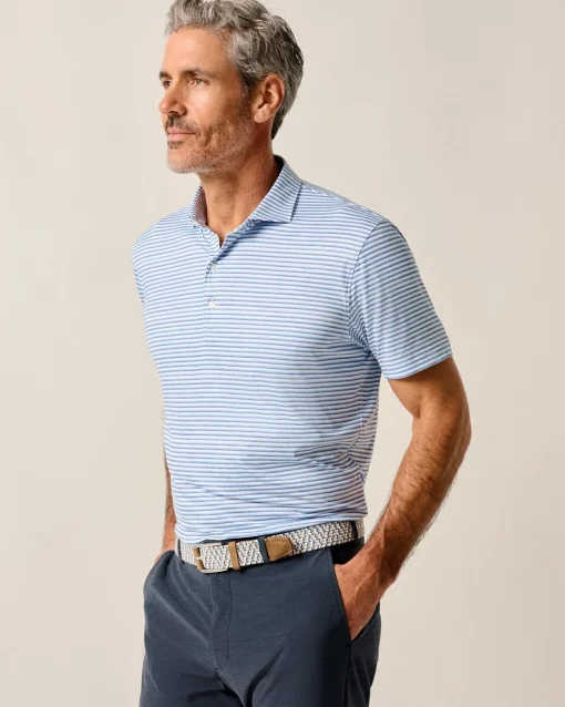 Featherweight Performance Polo - Warwick Stripe