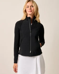 Hannah Performance Mixed Media Jacket