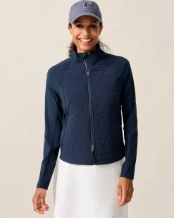 Hannah Performance Mixed Media Jacket