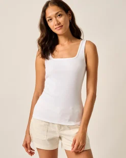 Monica Cotton Blend Tank Top