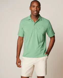 Original 4-Button Polo - Coastal Wash