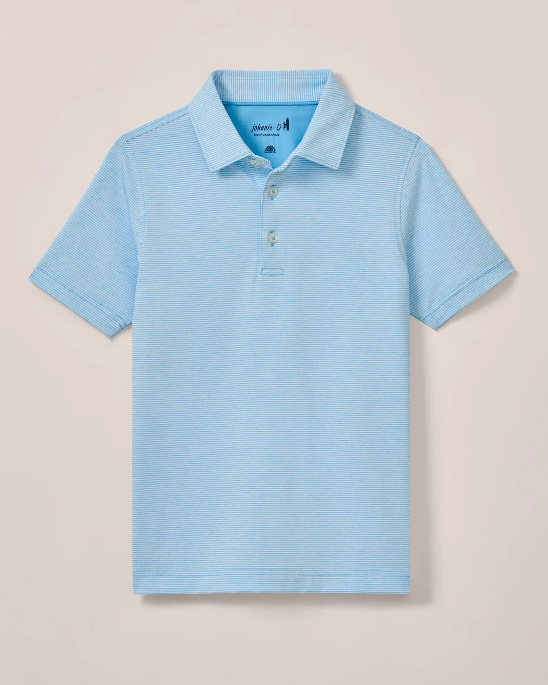 Performance Jersey Jr. Polo - Lyndonn Stripe