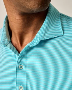 Performance Jersey Polo - Lyndonn Stripe