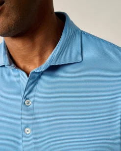 Performance Jersey Polo - Lyndonn Stripe