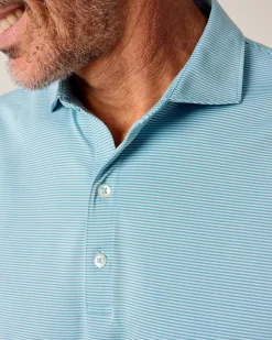 Performance Jersey Polo - Lyndonn Stripe