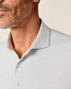 Performance Jersey Polo - Lyndonn Stripe