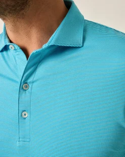 Performance Jersey Polo - Lyndonn Stripe