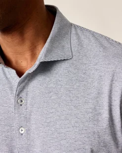 Performance Jersey Polo - Lyndonn Stripe