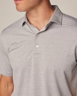 Performance Jersey Polo - Lyndonn Stripe
