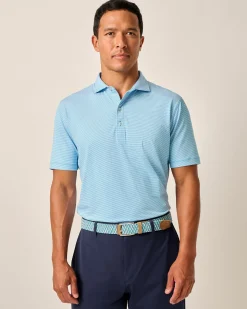 Performance Jersey Polo - Lyndonn Stripe
