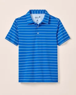 Performance Mesh Jr. Polo - Kerwin Stripe