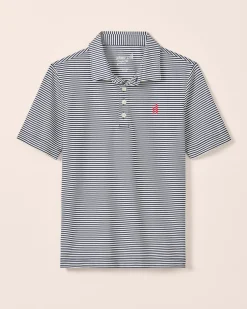 Performance Mesh Jr. Polo - Dru Stripe