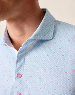 Performance Mesh Polo - Poppy