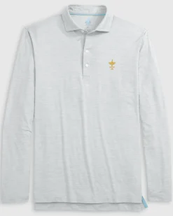 Ryder Cup Swing Long Sleeve Featherweight Performance Polo - Trophy Logo