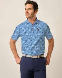 SWAG Golf x Johnnie-O Performance Polo - Deep Dish