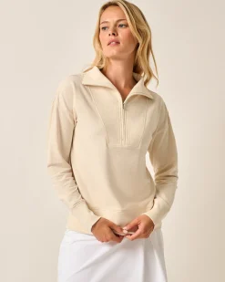 Taylor Drop Shoulder Cotton 1/4 Zip