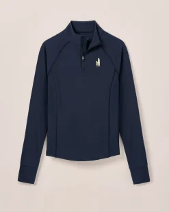 Women's Custom Surfer Logo Jasmine Performance 1/4 Zip