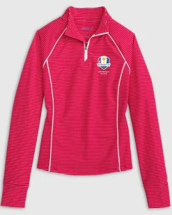 Women's Ryder Cup Jasmine Striped Performance 1/4 Zip